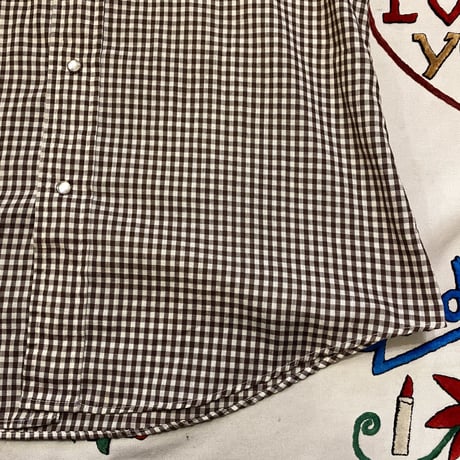 [USED] Levi's ギンガムチェック ウエスタンSHIRT！
