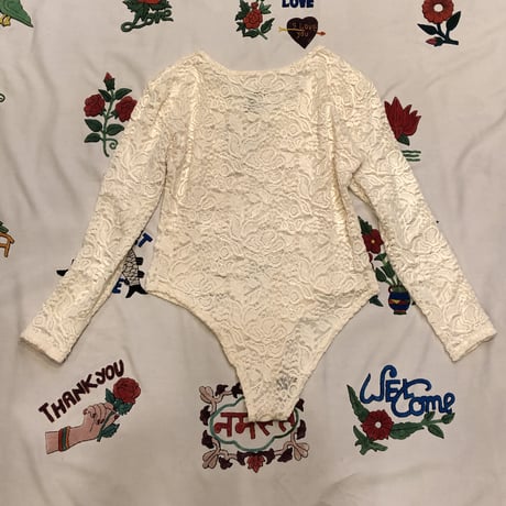 [USED] WHITEレース BODY SUIT
