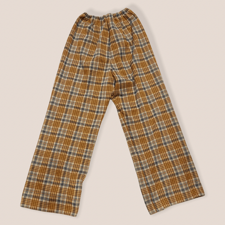 [USED] 70's チェック柄♡POLY PANTS