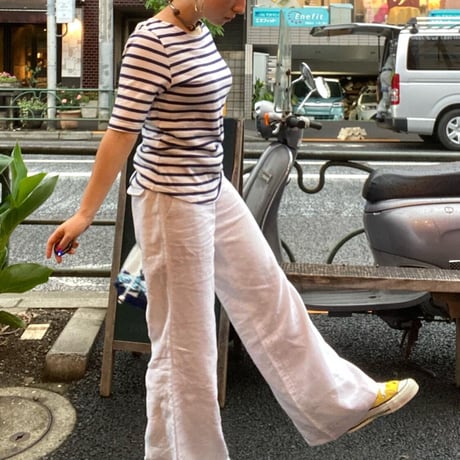 [USED] フレア LINEN PANTS