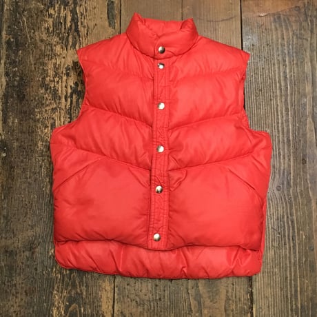 [USED] vintage CAMPUS ちび丈ダウンVEST