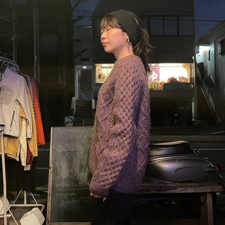 [USED] アズキカラー🫘フィッシャーマンニット