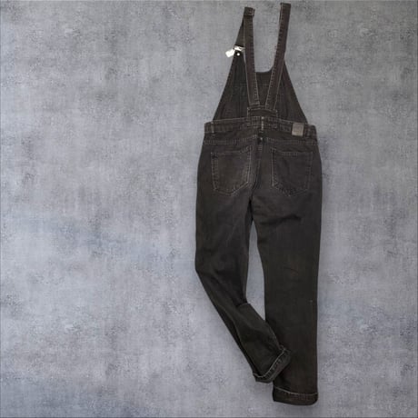 [USED]BLACK DENIM オーバーオール