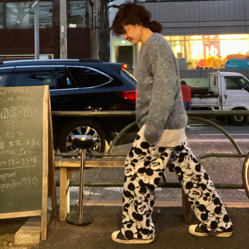 USED] ミッキー総柄フリースパンツ | garden730