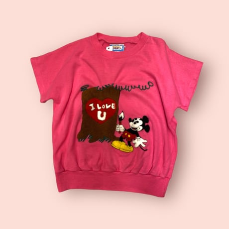 [USED] ミッキー半袖SWEAT