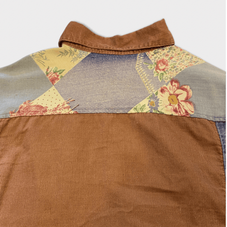 ［USED］パッチワーク風🌼DENIM SHIRTS