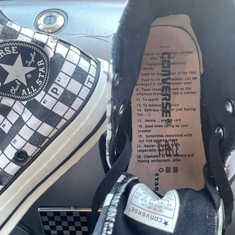 [USED] converse crossword puzzle ALL STAR🏁🖤