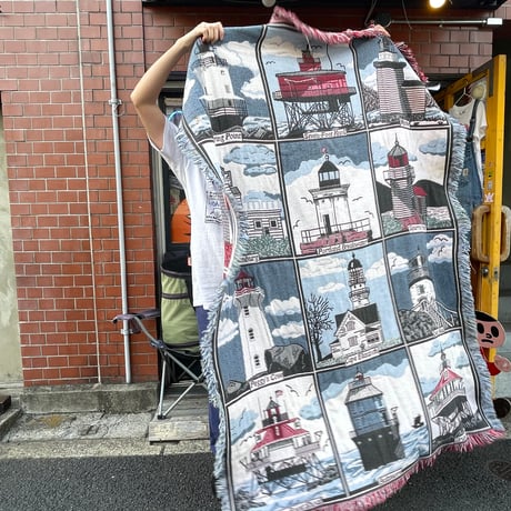 [USED] Lighthouse ジャガード織ラグ 165cm × 115cm