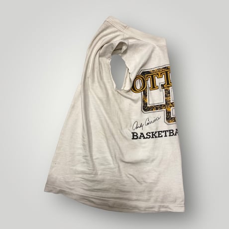 [USED] 90’s BASKETBALL TEAM プリントTee  CUT OFF Sleeve