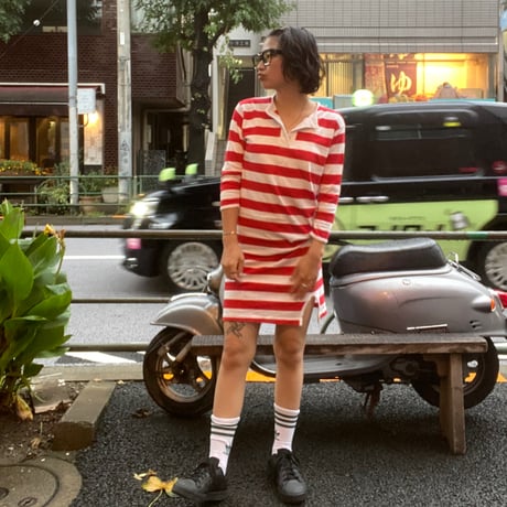 [USED]”Prisoner of Love” ボーダー ワンピース