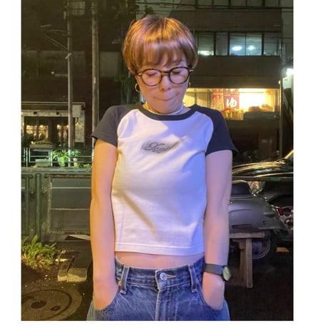 [USED] X-girlトリムTee