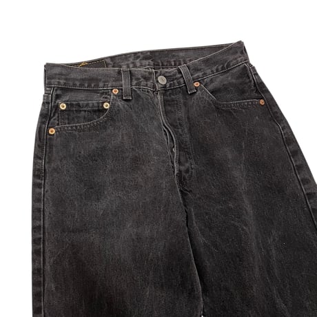 [USED] "Levi's 501" BLACK DENIM ！