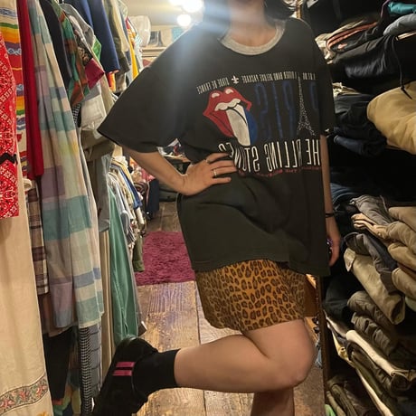 [USED] Rolling Stones 2006 PARIS TOUR Tee cutoff!