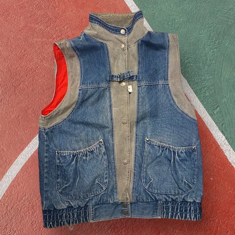 [USED]ベルト付きDENIME VEST