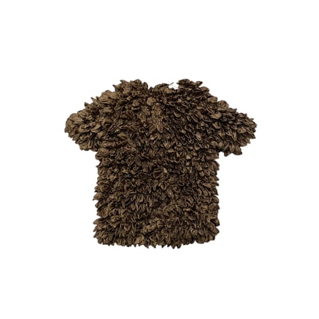 [USED] 無地 POPCORN TOPS（Tea Time Edition🍵）