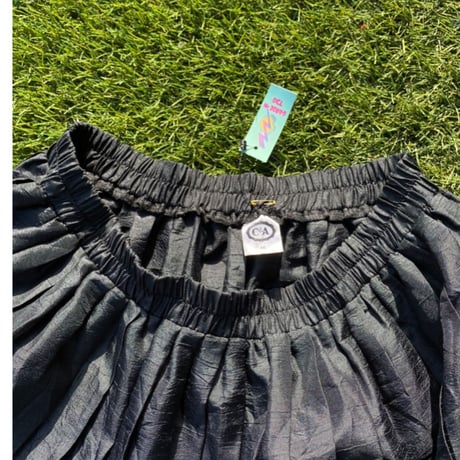 [USED] vintage BLK プリーツスカート