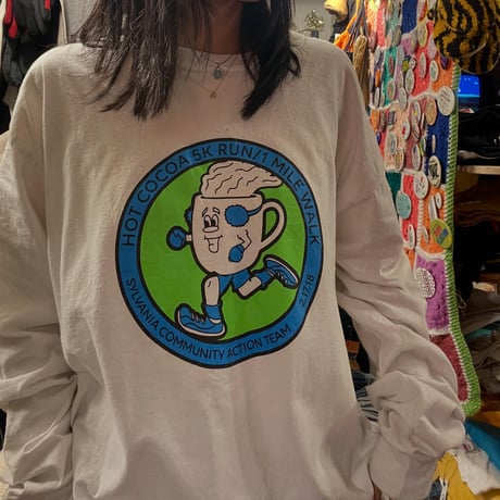 [USED] HOT COCOA RUN L/S Tee ☕️🌏🍫