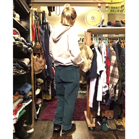 [USED] 太うね コーデュロイ PANTS グリーン