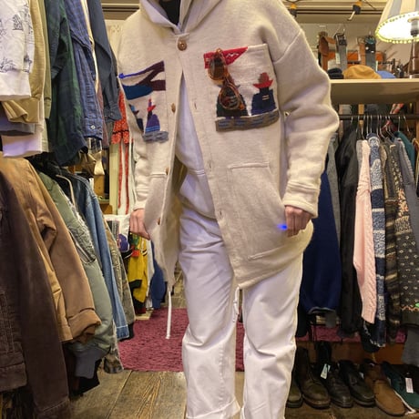 [USED] 刺繍ポケ付き♡WOOL JKT
