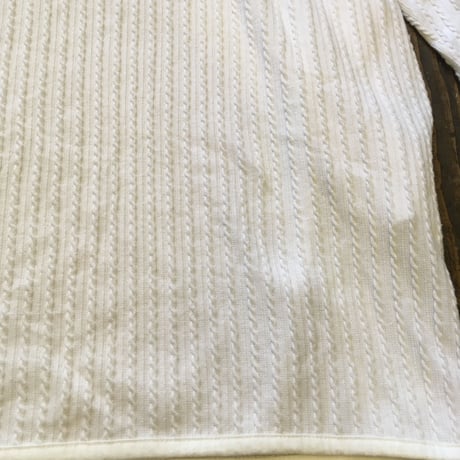 [USED] かる〜いTシャツみたいなリブニット