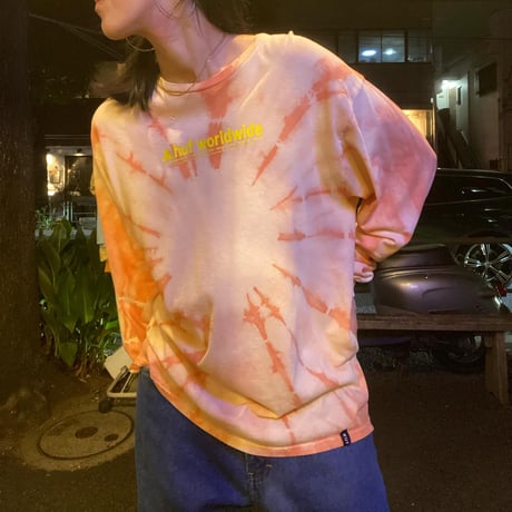 [USED]“HUF”タイダイロンTee
