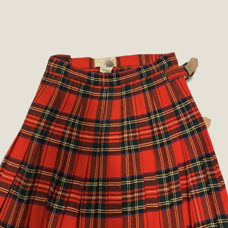 [USED] タータンチェックラップSKIRT❣️