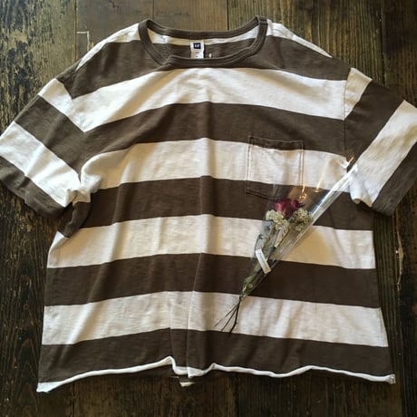 [USED] GAP cutoff  ボーダー  Tee