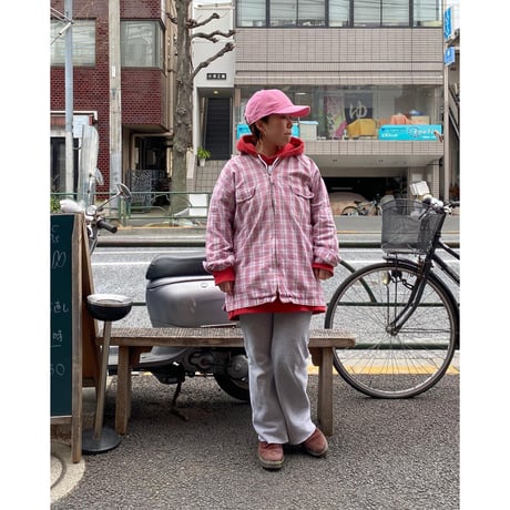 [USED] チェック❤️COTTONブルゾン