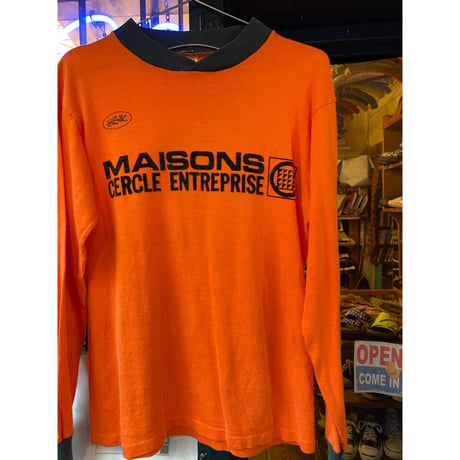 [USED] EURO VINTAGE フロッキープリントTee🧡