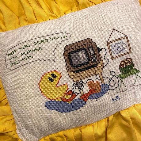 [USED]  "pac -man"ピロークッション