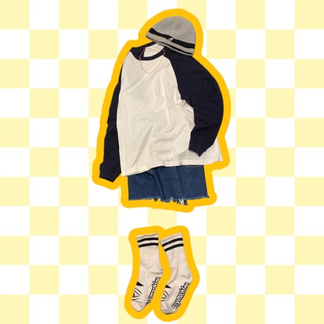 [SELECT] 100% COTTON!! ラグラン L/S Tee