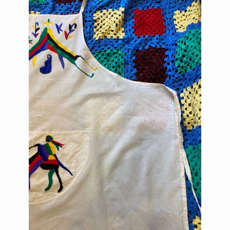 [USED]  vintage刺繍エプロン❤️