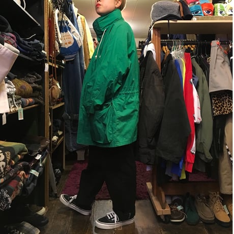 [USED]NAUTICA 鮮やかGreen ハーフコート