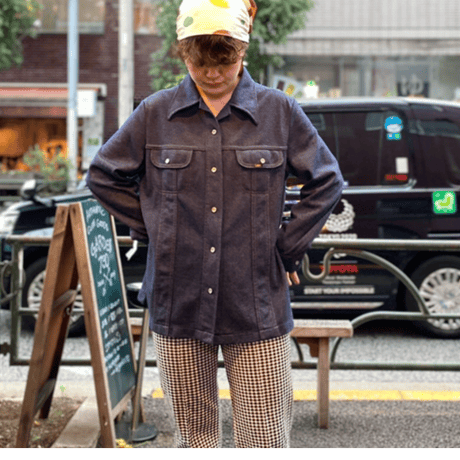 [USED] Lee DENIM風 POLYシャツ