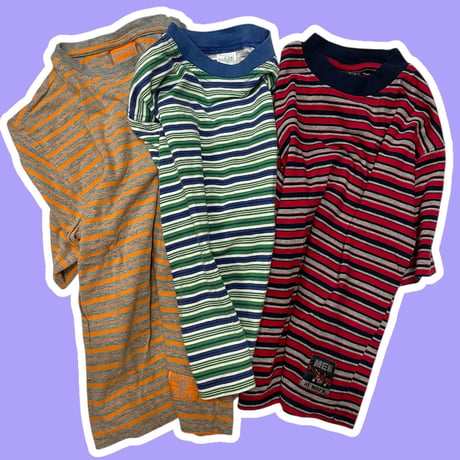 [USED]ボーダー チビtee