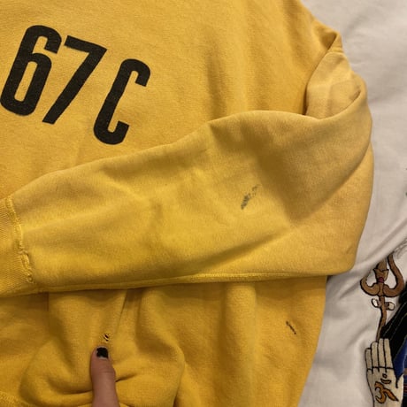 [USED] 50-60's VINTAGE  SWEAT(染み込みプリント)
