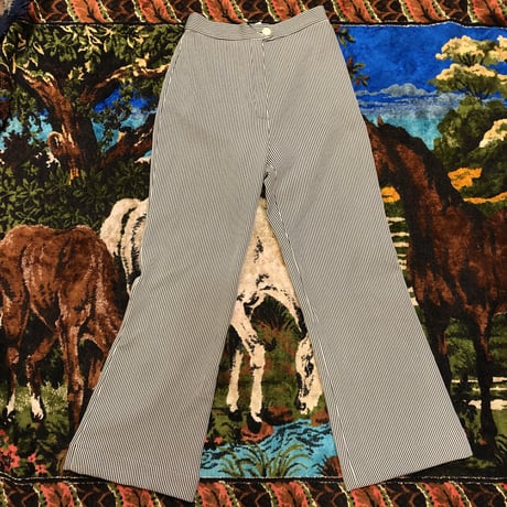 [USED] 70's ストライプ POLY PANTS♡