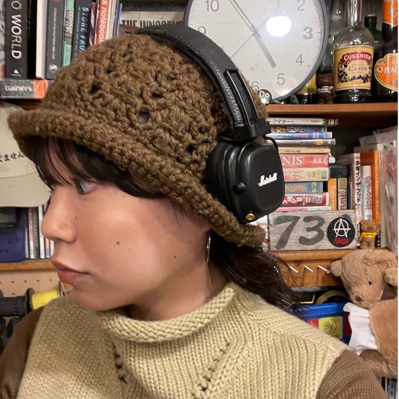 Y.A.R.N ニットハット USED] ブラウン🐿️ニットハット | garden730