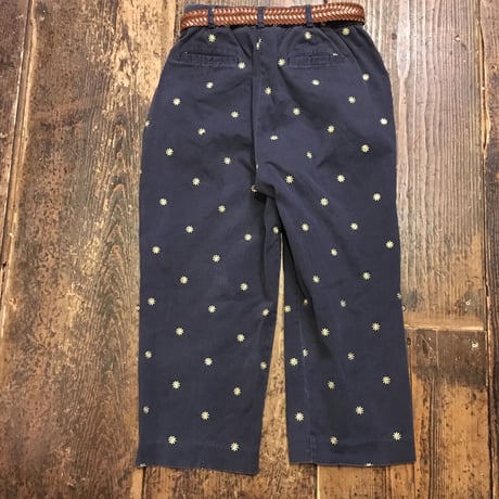 [USED] 刺繍入り COTTON CHINO  7部丈