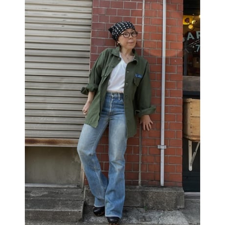 [USED]70’s  US ARMY ファティーグシャツ