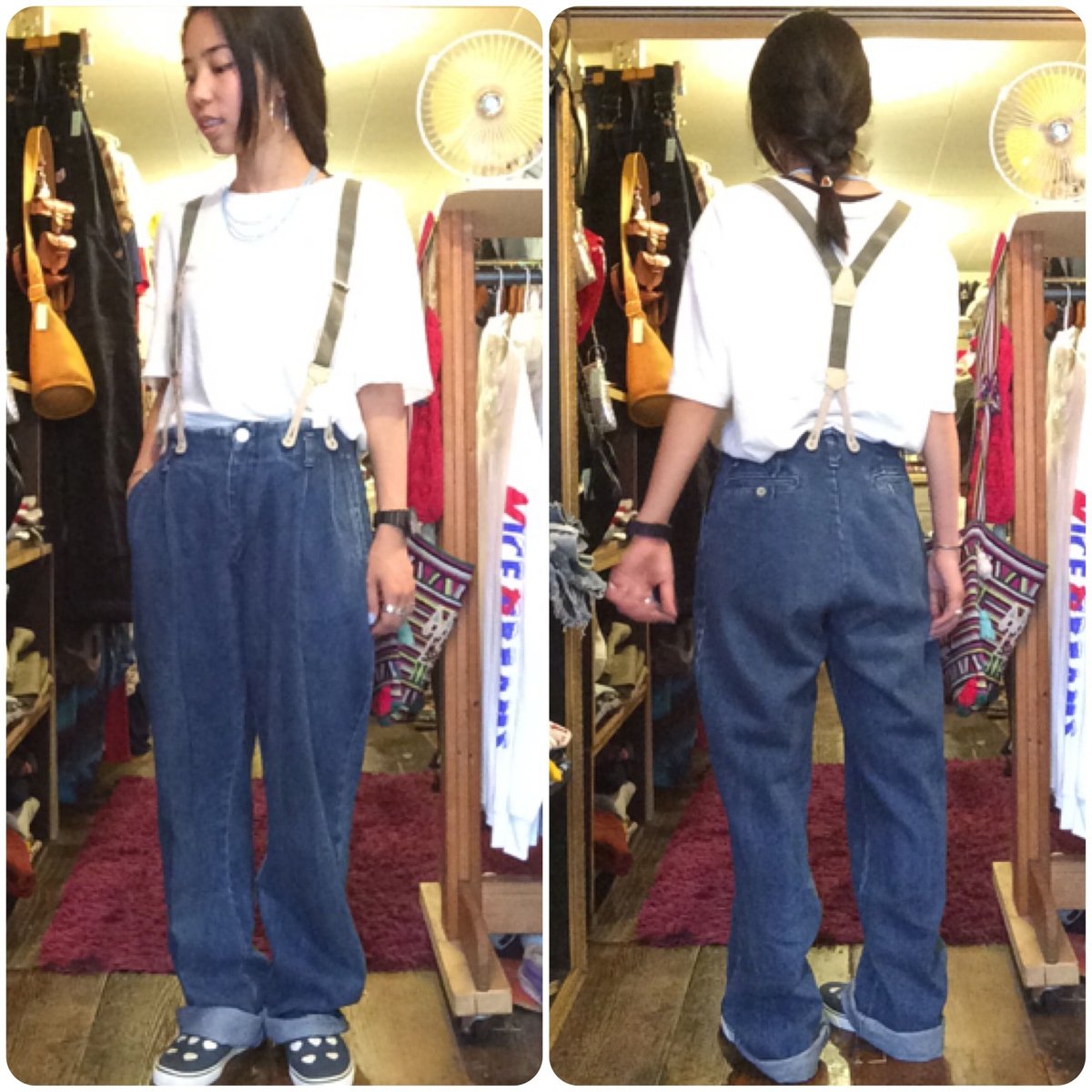 Polo by Ralph Lauren 80's サスペンダー スラックス USED] Ralph Laurenサスペンダーパンツ(サスペンダー別売
