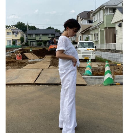 [USED] LINEN フレア PANTS