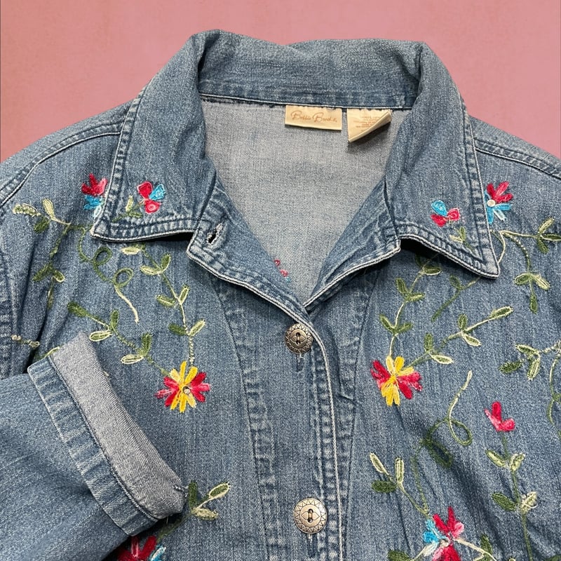 USED] DENIM × お花の刺繍 JKT | garden730