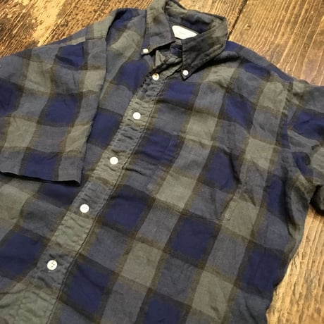 [USED] vintage 渋色チェックシャツ