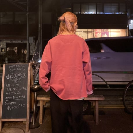 [Naughty] "LACA" CUT-OFF SWEAT SHIRT