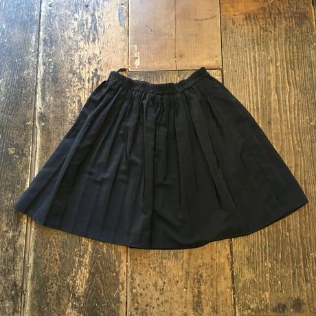 [USED] BLACKシフォンのプリーツスカート