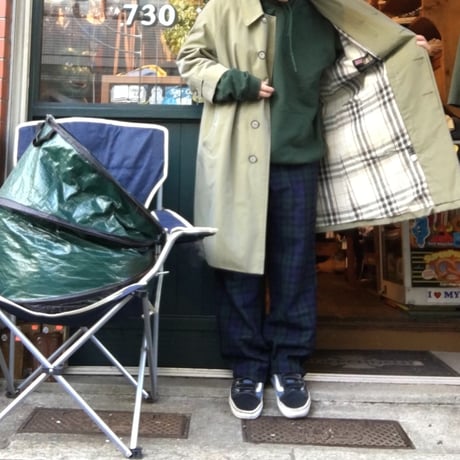 [USED] チェック WOOL パンツ