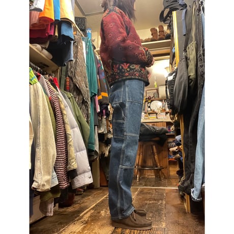 [USED]花柄 モケモケJKT