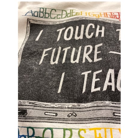 [USED] 80's vintage 黒板tee🍎