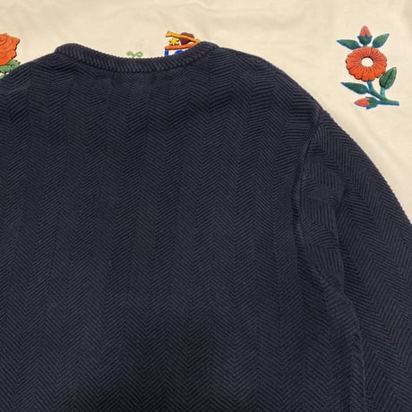 [USED] "CHAPS RALPH LAUREN" COTTON KNIT！